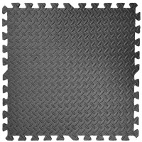 Підлога пазл - модульне покриття для підлоги чорне 600x600x10мм (МР15) SW-00001169