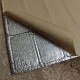 Самоклеюча декоративна 3D панель вензель золотий 700x700x5мм (401)