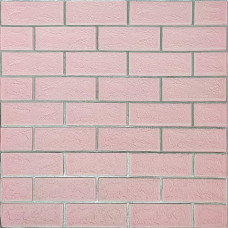 Панель стінова 3D NEW CULTURAL WALL 70*70cm*5mm PINK+SILVER (D) SW-00001501