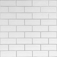 Панель стінова 3D NEW CULTURAL WALL 70*70cm*5mm WHITE+SILVER (D) SW-00001502